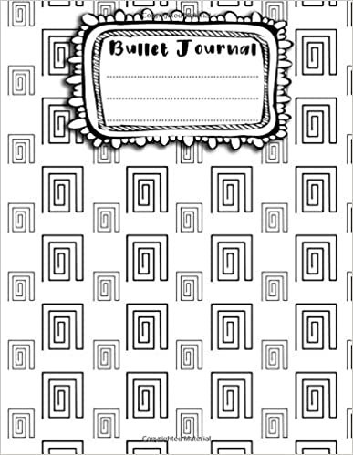 Bullet Journal: A4 - 156 pages - Motifs - Motifs infinis - Motifs Geometriques - Illusion d'optique - Seamless Pattern - Dot point, bullet journal, ... planning, organizer, journal, Fleurs, Bujo indir