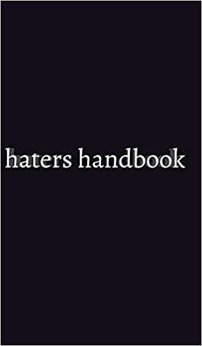 تحميل haters handbook Blank Notebook