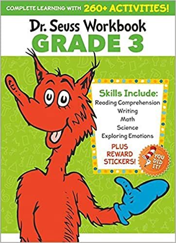Dr. Seuss Workbook: Grade 3: 260+ Fun Activities with Stickers and More! (Language Arts, Vocabulary, Spelling, Reading Comprehension, Writing, Math, Multiplication, Science, SEL) (Dr. Seuss Workbooks)