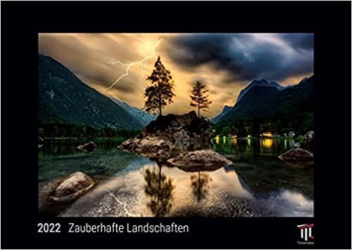 ダウンロード  Zauberhafte Landschaften 2022 - Black Edition - Timokrates Kalender, Wandkalender, Bildkalender - DIN A3 (42 x 30 cm) 本