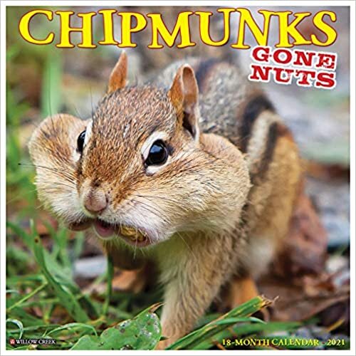 Chipmunks Gone Nuts! 2021 Calendar