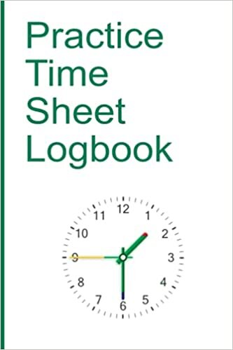 indir Weekly/Daily Practice Time Sheet Logbook - Timesheet Log Book To Record Time - Size 6&quot; x 9&quot; 120 Pages