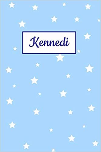  بدون تسجيل ليقرأ Kennedi: Personalized Name Journal. Wide Ruled (Lined) Writing Diary, Composition Book. Baby Blue Star Cover for Girls, Kids and Teens