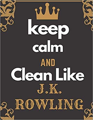 indir Keep Calm and Listen To J.K. Rowling: Notebook/Journal/Diary For J.K. Rowling and Harry Potter Fans 8.5x11 Inches A4 100 Lined Pages High Quality Small and Easy To Transport and matt finish
