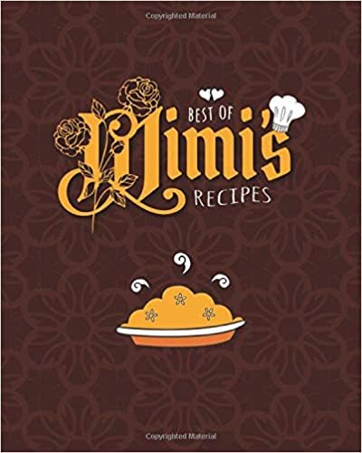 indir Best of Mimi&#39;s Recipes: Grandma recipe journal to write in and organize favorite recipes