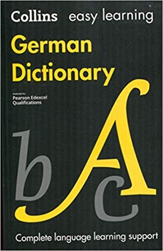 Easy Learning German Dictionary: Trusted Support for Learning (Collins Easy Learning)