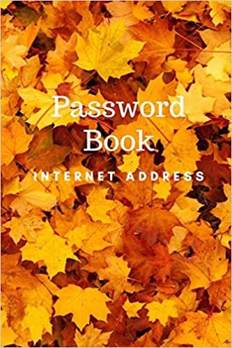 تحميل Password Book Internet Address: keep private information to website address, username, password and notes size 6&quot;x9&quot; make you easy to find and have phone page in backside.