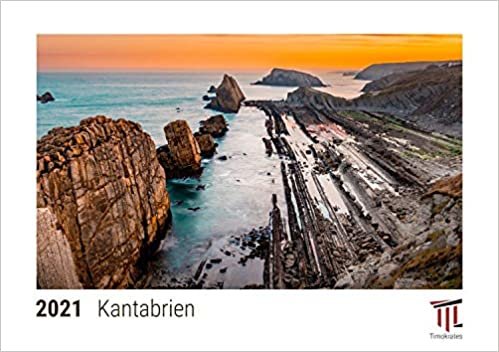 ダウンロード  Kantabrien 2021 - Timokrates Kalender, Tischkalender, Bildkalender - DIN A5 (21 x 15 cm) 本