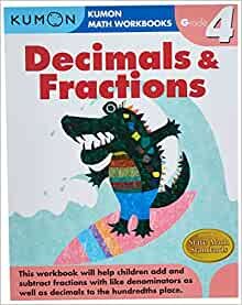 ダウンロード  Grade 4 Decimals & Fractions (Kumon Math Workbooks) 本