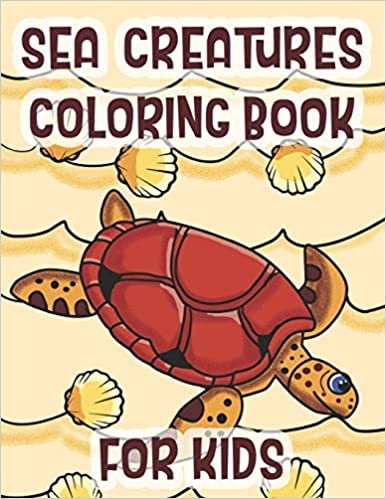تحميل Sea Creatures Coloring Book For Kids: Marine Life Animals Of The Deep Ocean