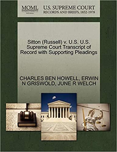 indir Sitton (Russell) v. U.S. U.S. Supreme Court Transcript of Record with Supporting Pleadings