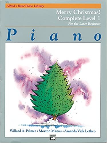 Alfred's Basic Piano Library: Merry Christmas! Complete Level 1, For The Later Beginner