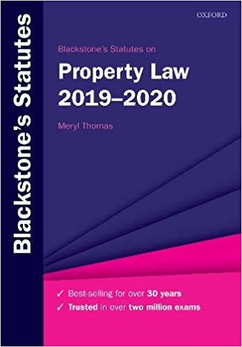 تحميل Blackstone&#39;s Statutes on Property Law 2019-2020