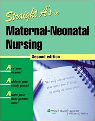  بدون تسجيل ليقرأ Straight A's in Maternal-Neonatal Nursing [With CDROM]