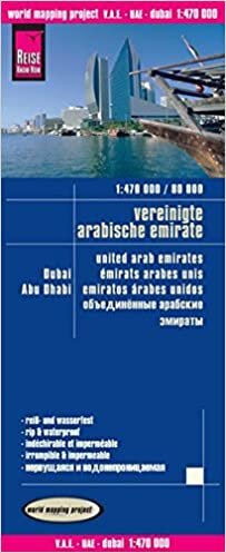 indir Reise Know-How Landkarte V.A.E., Dubai, Abu Dhabi (1:470.000 / 80.000): world mapping project: with city maps - mit stadtplänen abu dhabi, dubai