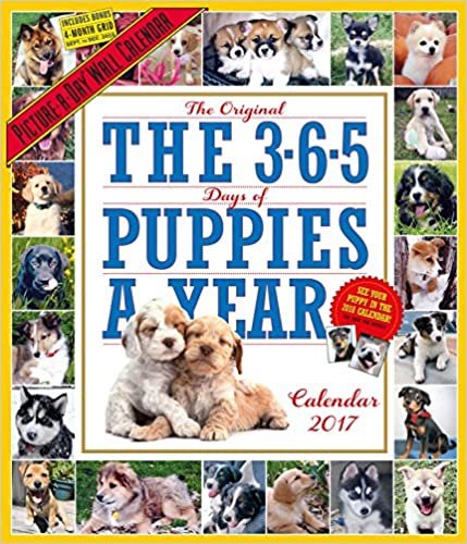 ダウンロード  The 365 Days of Puppies-a-Year Picture-a-Day 2017 Calendar 本