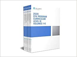 تحميل CFA Program Curriculum 2020 Level III, Volumes 1 - 6: Box Set