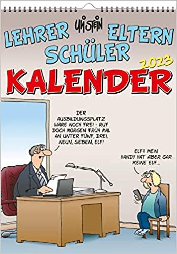 ダウンロード  Uli Stein - Lehrer Eltern Schueler Kalender 2023: Monatskalender fuer die Wand 本