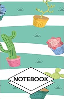 Notebook: Cactus 1: Small Pocket Diary, Lined pages (Composition Book Journal) (5.5" x 8.5")