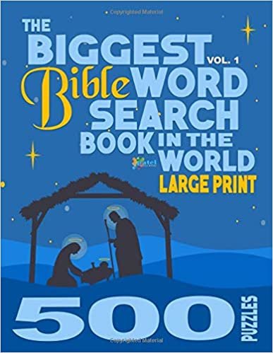 The Biggest Bible Word Search Book in the World (LARGE PRINT): 500 Puzzles