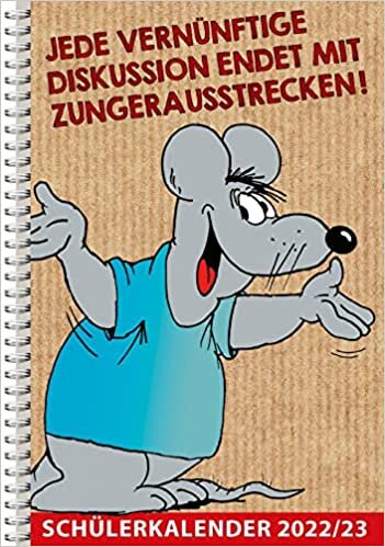 Uli Stein - Schuelerkalender 2022/2023 mit 12 Postkarten und 2 Stickerboegen ダウンロード