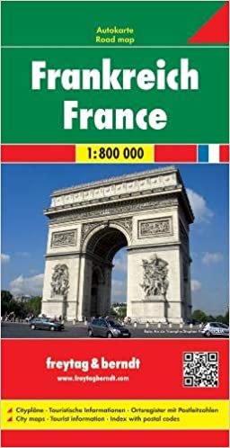 France f&b r/v (+r): Wegenkaart 1:800 000 (Country Mapping) indir
