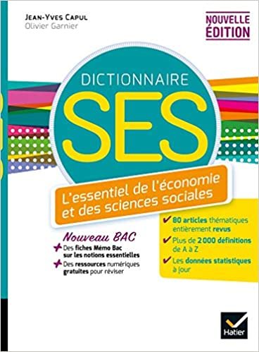 Dico SES - Dictionnaire d'économie et de sciences sociales - Ed. 2020 (Dictionnaire d'Economie et de Sciences Sociales) indir
