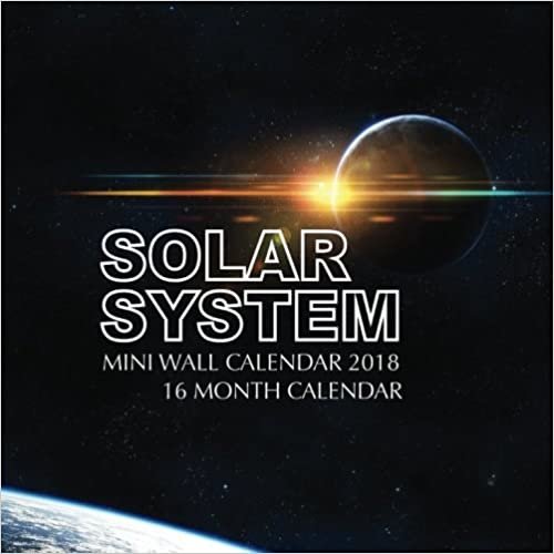 Solar System Mini Wall Calendar 2018: 16 Month Calendar indir