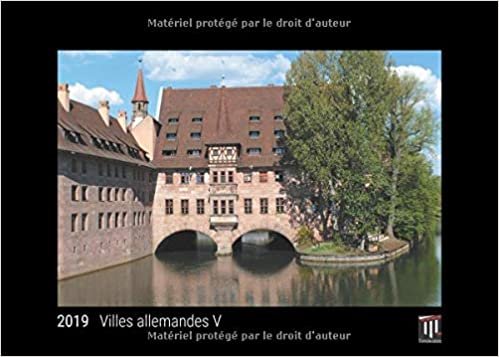 Villes allemandes V 2019 - Édition noire - Calendrier mural Timokrates, calendrier photo, calendrier photo - DIN A4 (30 x 21 cm) indir