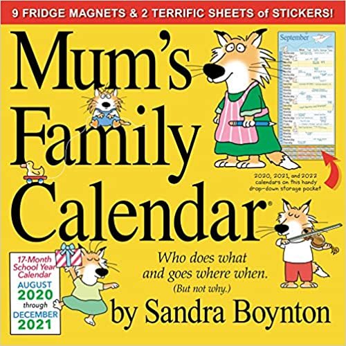ダウンロード  2021 Mums Family Calendar 本