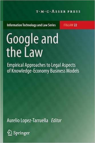 تحميل Google and the Law: Empirical Approaches to Legal Aspects of Knowledge-Economy Business Models