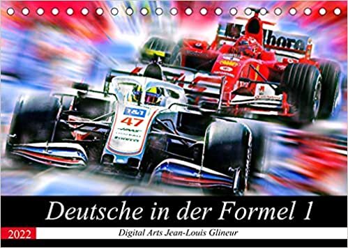 ダウンロード  Deutsche in der Formel 1 (Tischkalender 2022 DIN A5 quer): Vollgas in schwarz-rot-gold (Monatskalender, 14 Seiten ) 本