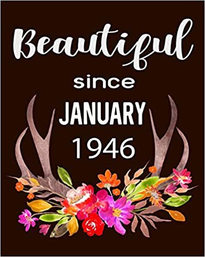 Beautiful Since January 1946: Hunting Hobby 2020 Monthly Planner Dated Journal 8" x 10" 110 pages indir