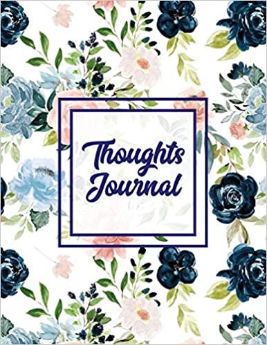 Thoughts Journal: Positive Writing Notes, Lined With Prompts, Self Questions & Life Memories , Write In Daily Notebook, Every Day Diary, Record Book indir