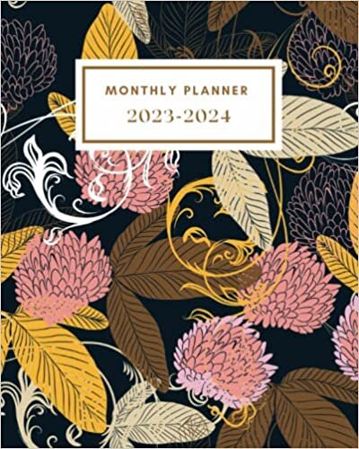 ダウンロード  2023-2024 Month Glance Planner: 2 Year Monthly Agenda and Schedule Calendar Organiser for Women. For school college office or work 本