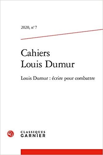 indir Cahiers Louis Dumur: Louis Dumur : écrire pour combattre (2020) (2020, n° 7) (Cahiers Louis Dumur, 7)