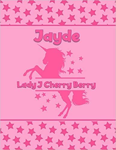 indir Jayde Lady J Cherry Berry: Personalized Draw &amp; Write Book with Her Unicorn Name | Word/Vocabulary List Included for Story Writing