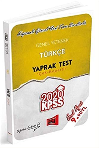 Yargı KPSS Genel Yetenek Türkçe Çek Kopartlı Yaprak Test-YENİ indir