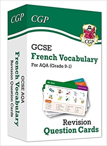 New Grade 9-1 GCSE AQA French: Vocabulary Revision Question Cards