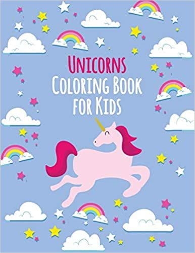 Allman Dory Unicorns Coloring Book for Kids: 130 Pages with Unicorns for Kids - Unicorns are Real! Awesome Coloring Book for Kids - with Unicorns تكوين تحميل مجانا Allman Dory تكوين
