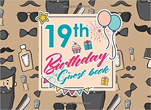indir 19th Birthday Guest Book: Birthday Party Guest Book, Guest Registry Book, Guest Book For Any Occasion, Happy Birthday Guest Book, Cute Barbershop Cover: Volume 85