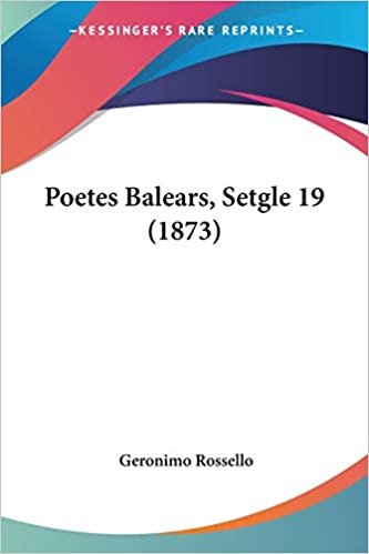 تحميل Poetes Balears, Setgle 19 (1873)