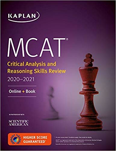 تحميل MCAT Critical Analysis and Reasoning Skills Review 2020-2021: Online + Book