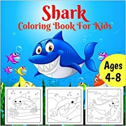 Jeremy Beets Shark Coloring Book For Kids Ages 4-8: Boys & Girls of Advanced Coloring Book Underwater Ocean Theme, Surfing Hammerhead and Sharks تكوين تحميل مجانا Jeremy Beets تكوين