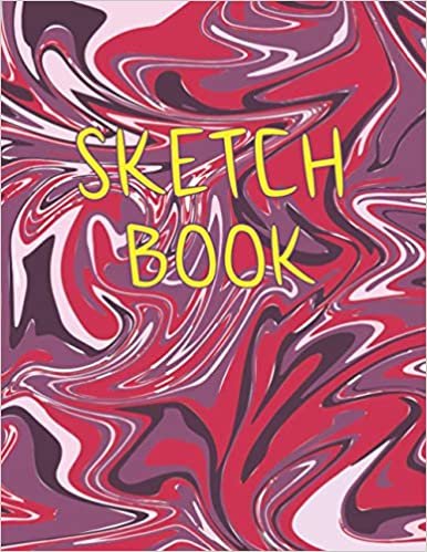 Sketch Book: Notebook for Drawing, Writing, Painting, Sketching or Doodling, 120 Pages, 8.5x11 (Abstract Design Cover) indir