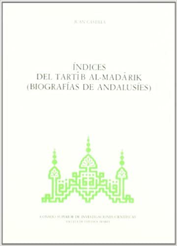 Índices del Tartib al-madarik (Biografías de andalusíes)