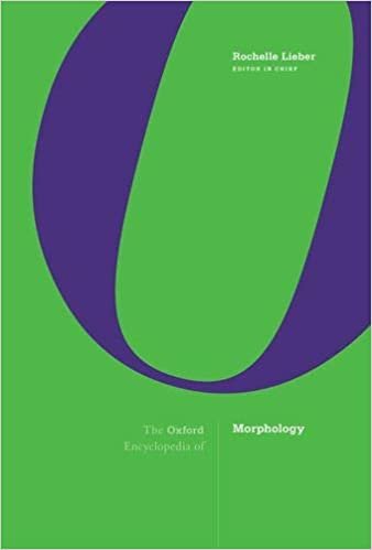 ダウンロード  The Oxford Encyclopedia of Morphology 本