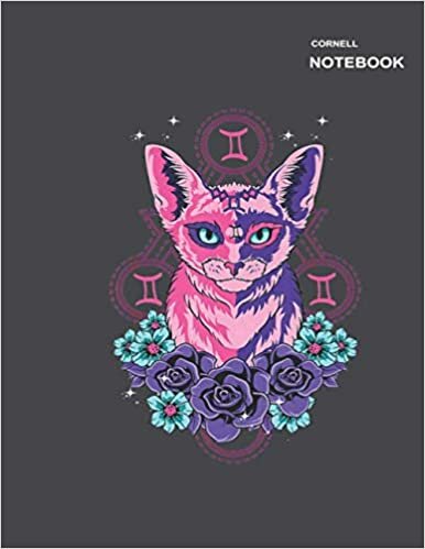 indir Mini cat notebooks: Cornell notes, 110 Pages, Letter (8.5 x 11 inches).