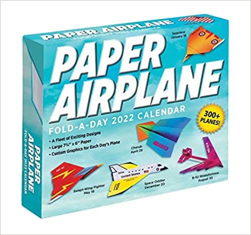 Paper Airplane 2022 Fold-A-Day Calendar
