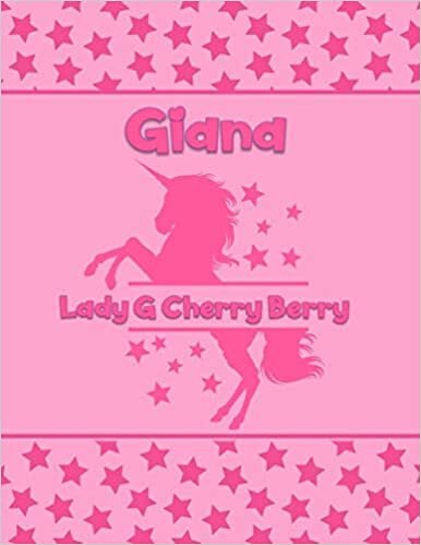 indir Giana Lady G Cherry Berry: Personalized Draw &amp; Write Book with Her Unicorn Name | Word/Vocabulary List Included for Story Writing
